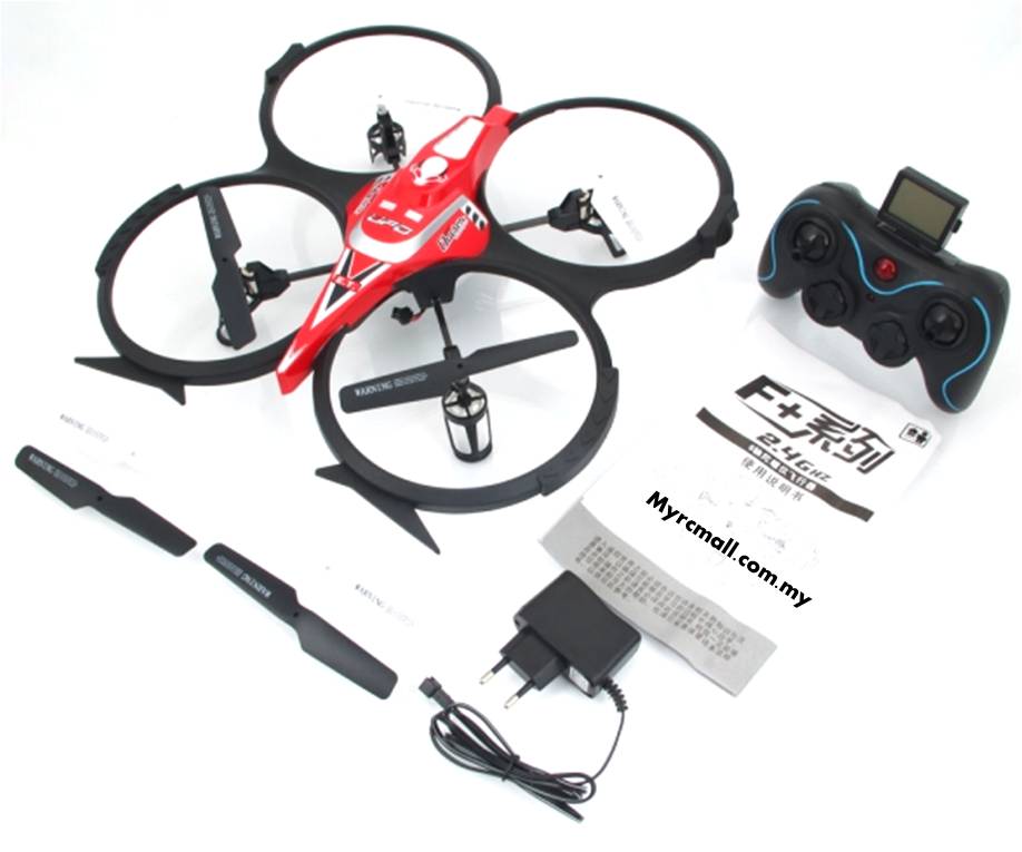 Original Brand DM007 2.4G 6 Axis Gyro 4CH RTF RC Quadcopter Helicopter Drone with Transmitter 2.0MP HD Camera LED Lights